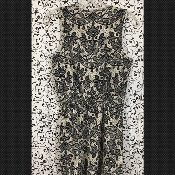 Fancy Cream & Black Romper (Medium) - Picture 4 of 5